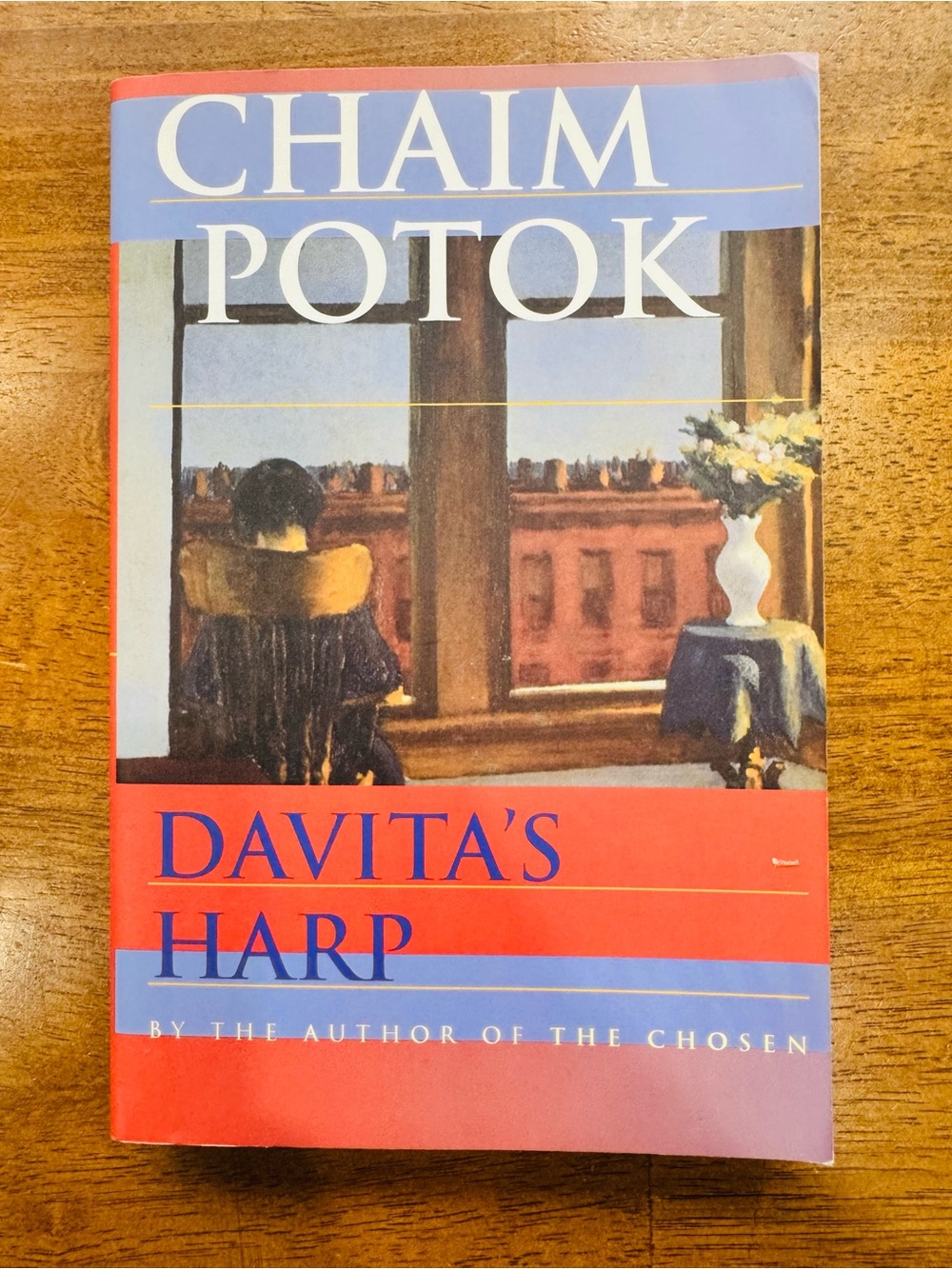 Davita's Harp -by Chaim Potok Paperback Book
